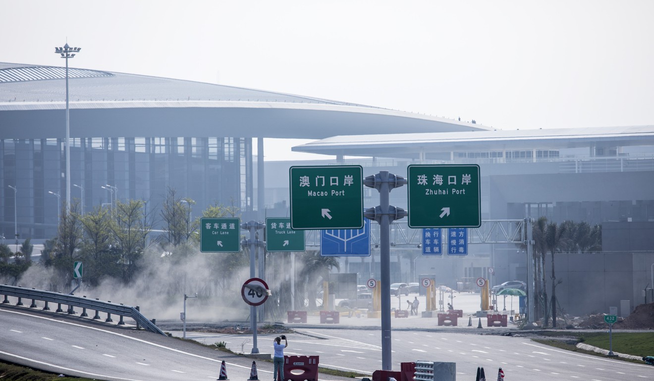 No date has been set for when the bridge will open to the public. Photo: Bloomberg