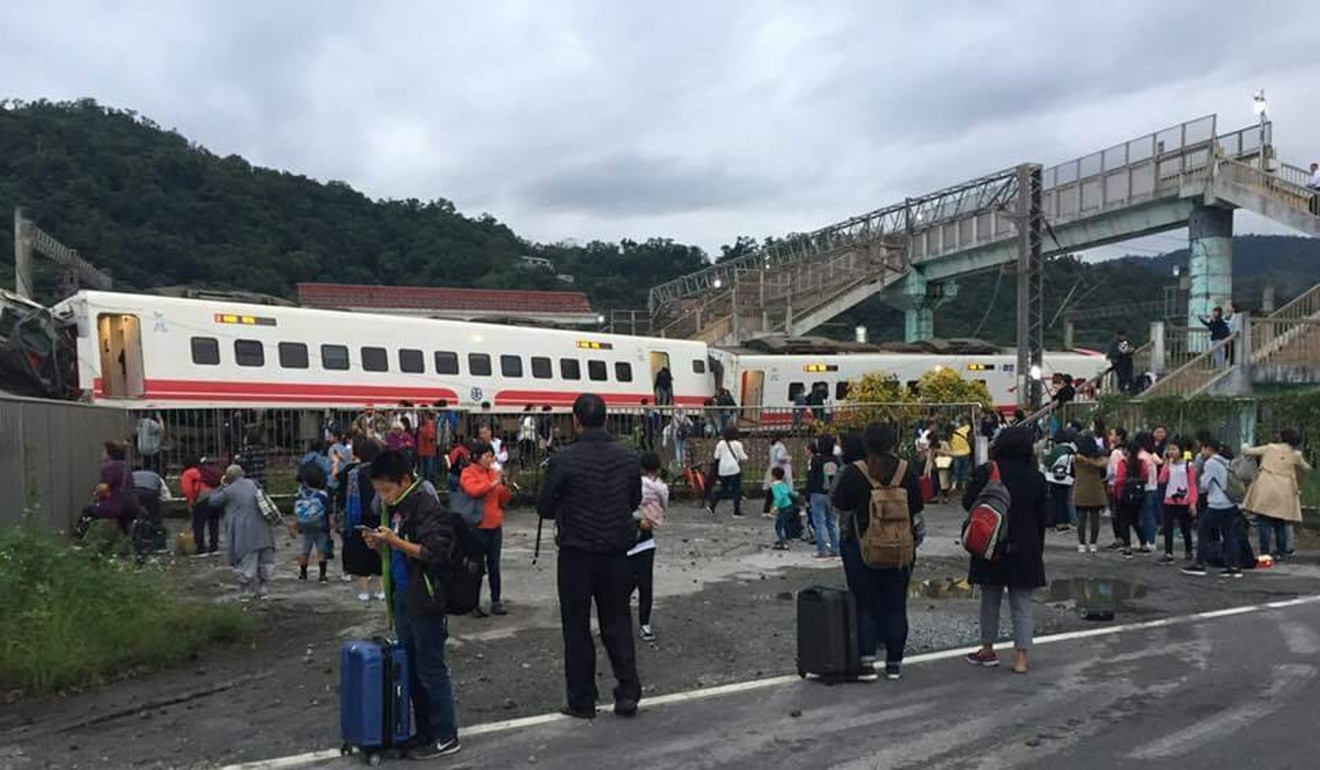 The train crash is the worst in Taiwan for 37 years. Photo: Facebook