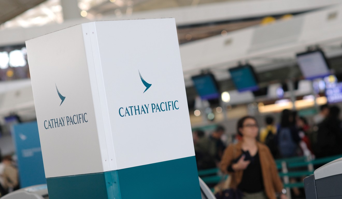 A pilots’ union survey earlier this year found that two-fifths of Cathay’s pilots were considering leaving the carrier. Photo: Fung Chang