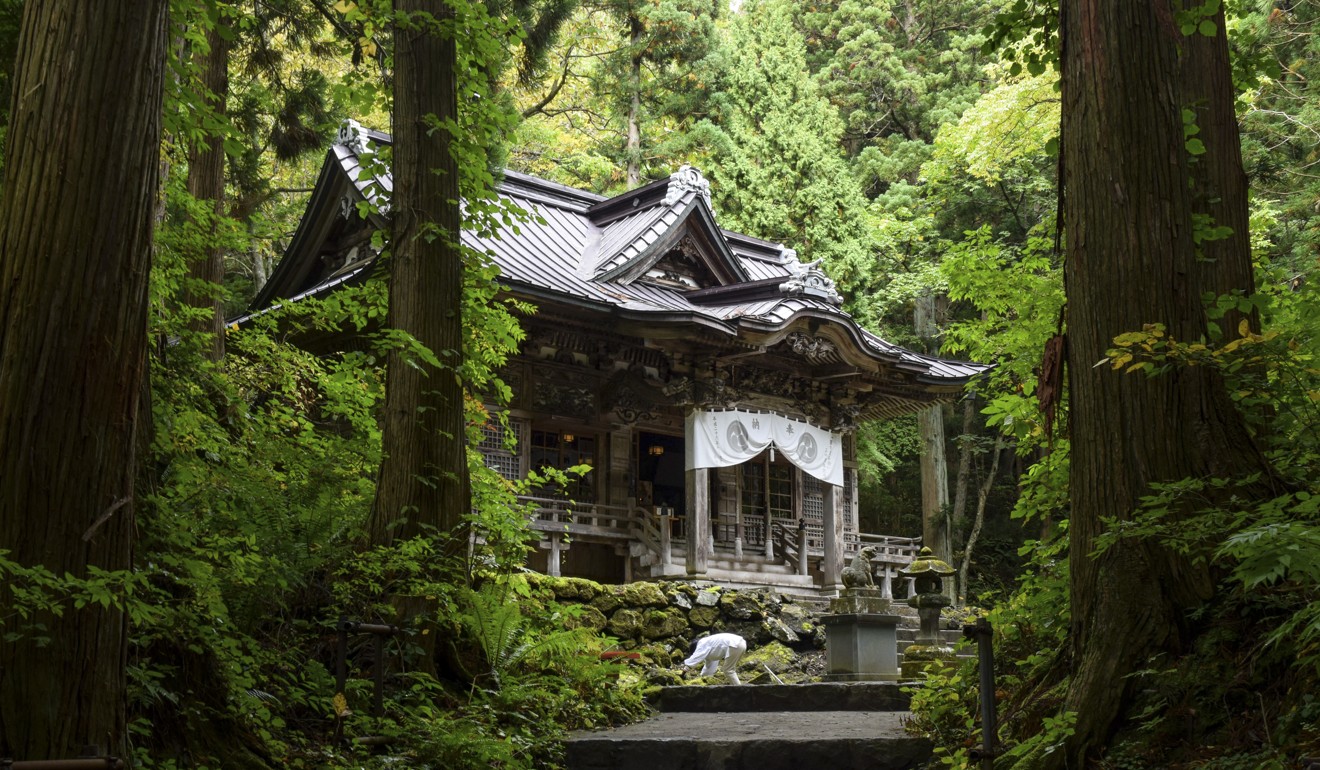The Towadako shrine in the woods near the lake. Photo: Pete Ford