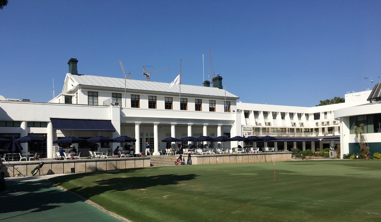 The Hong Kong Golf Club’s clubhouse at Fanling.