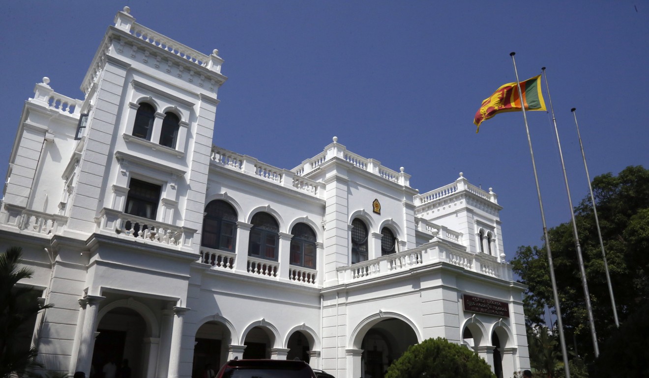 The prime minister’s office in Colombo, Sri Lanka. Photo: EPA