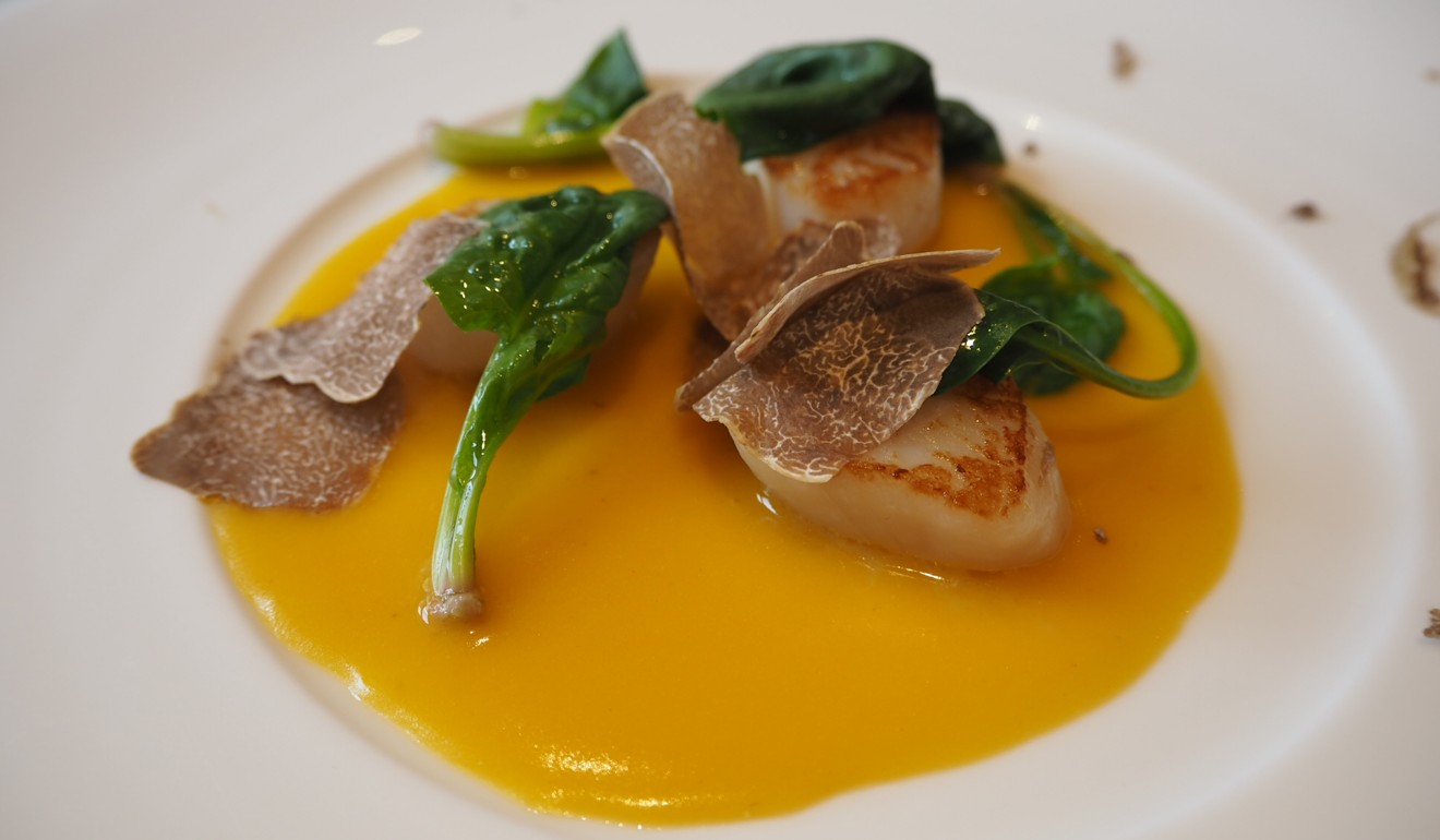 Scallops, pumpkin and white truffle at Piazza Duomo. Photo: Janice Leung Hayes