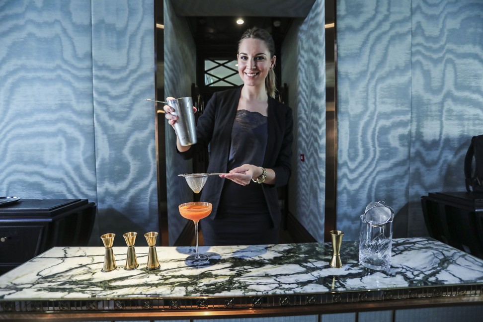 Bar manager Isabella Vannoni at The Dispensary in Central. Photo: Jonathan Wong