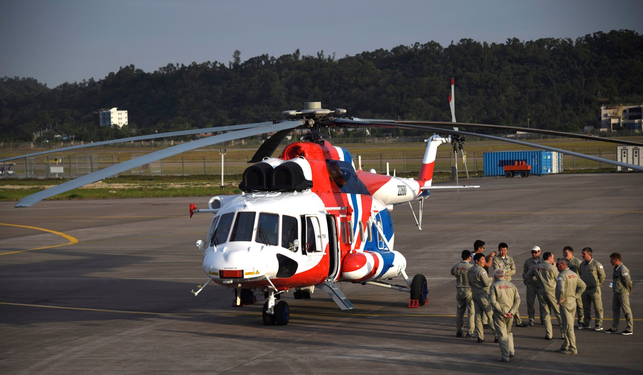 China bought six Mi-171A2 helicopters from Russia at the Zhuhai air show. Photo: Reuters