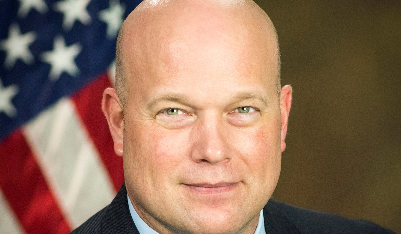 Acting US Attorney General Matthew Whitaker. Photo: Handout