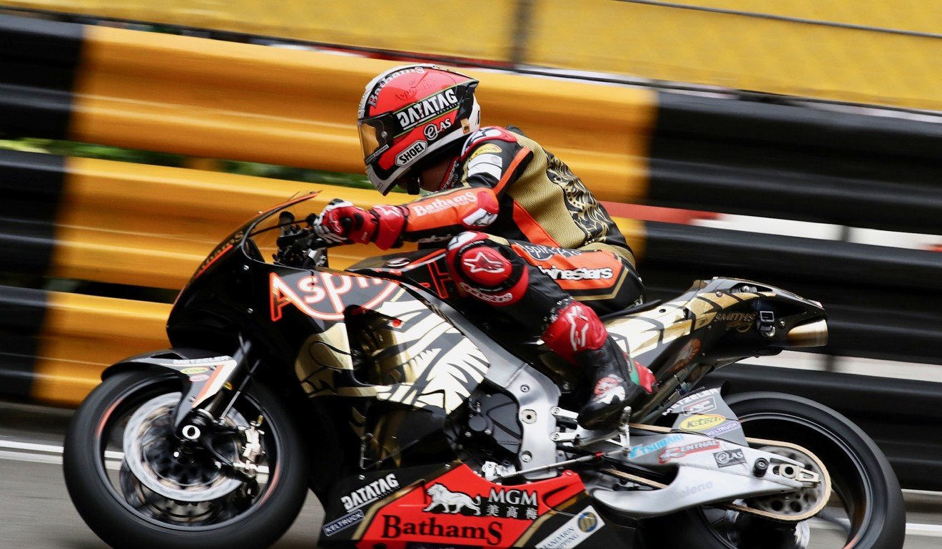 Michael Rutter during the Macau Motorcycle Grand Pix