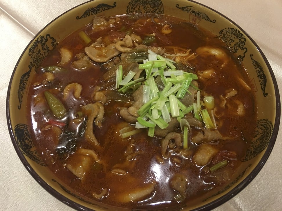 Stewed duck slices in sour soup. Photo: Elaine Yau