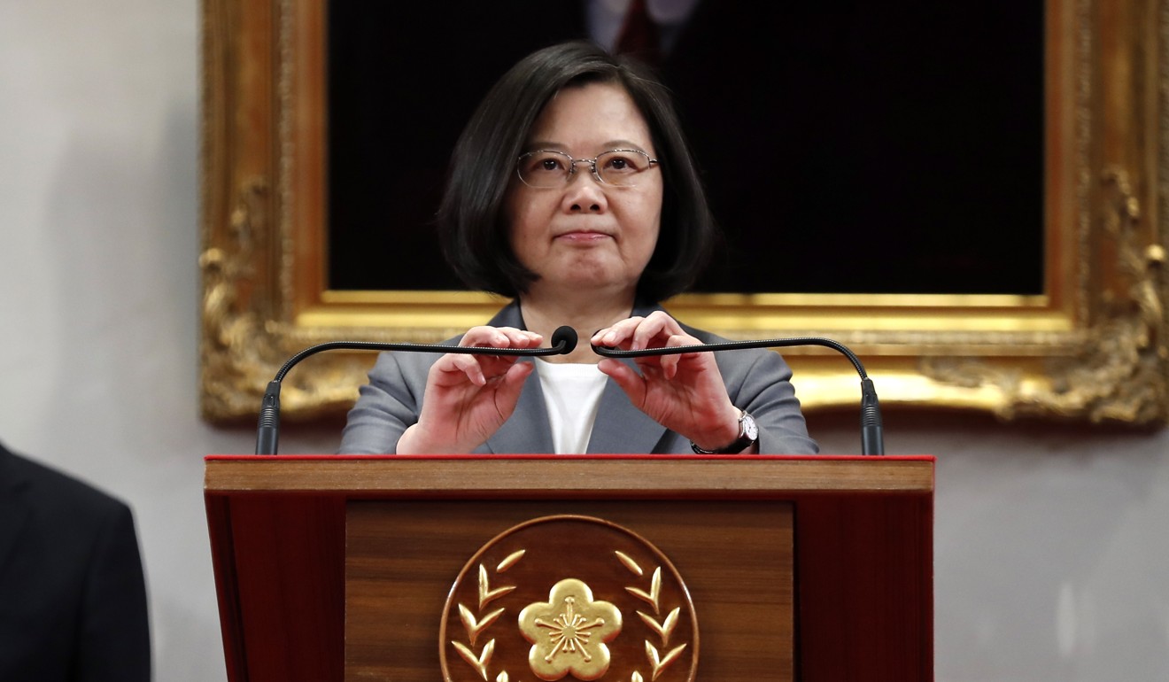 Beijing suspended official exchanges with Taiwan after Tsai Ing-wen was elected president of the self-ruled island in 2016. Photo: EPA-EFE