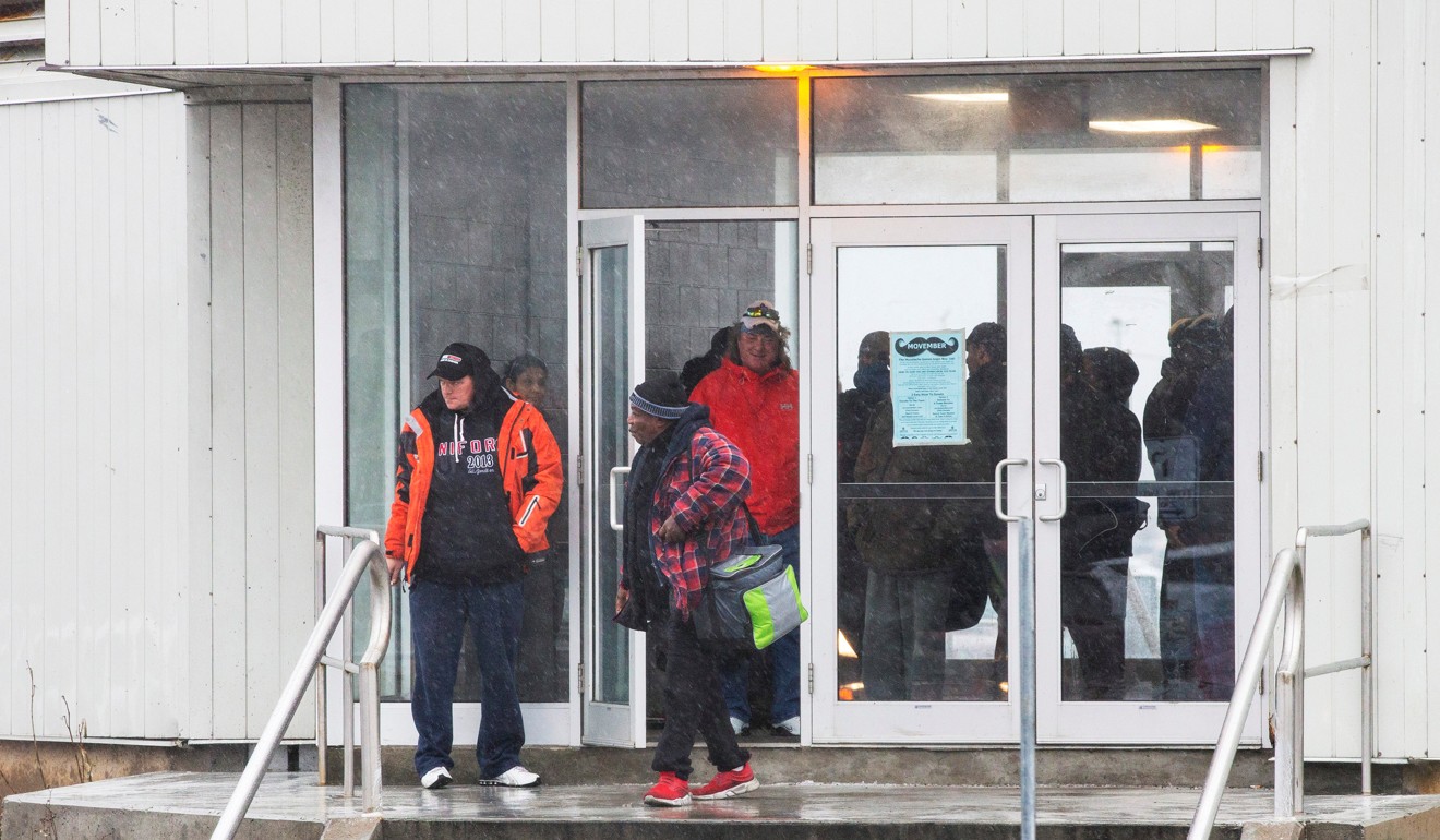 Workers leaving the General Motors assembly plant in Oshawa, Ontario, Canada. Photo: Reuters