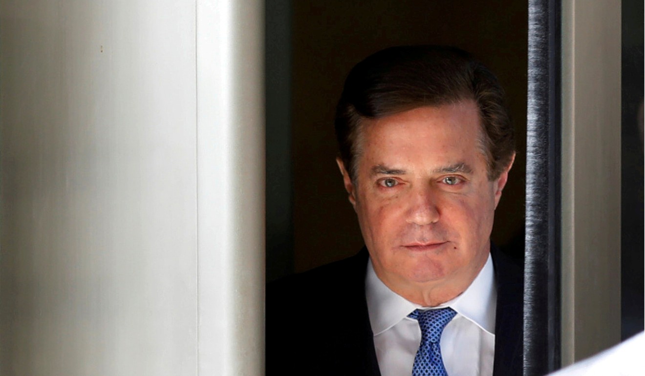 Former Trump campaign manager Paul Manafort leaving the US District Court in Washington on February 28. Photo: Reuters