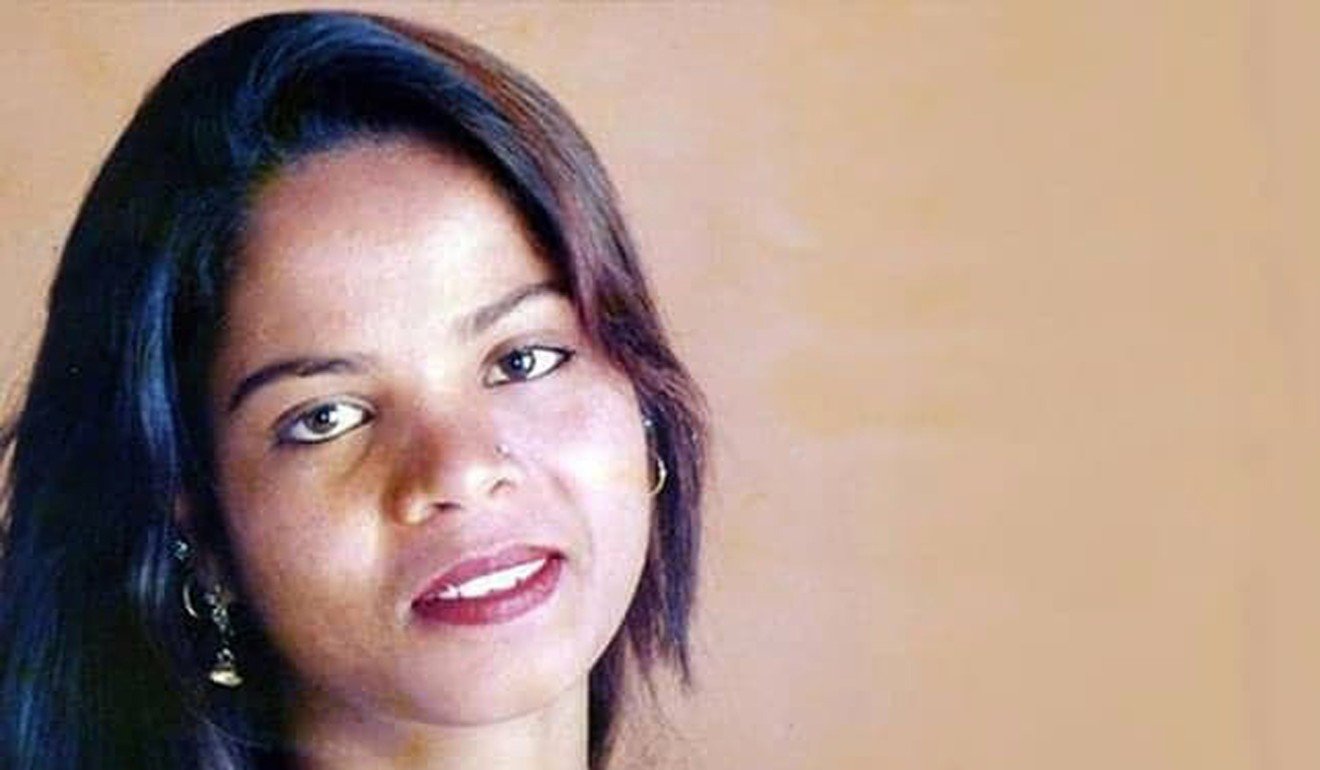 Asia Bibi, who had been on death row in Pakistan since 2010. Photo: AFP