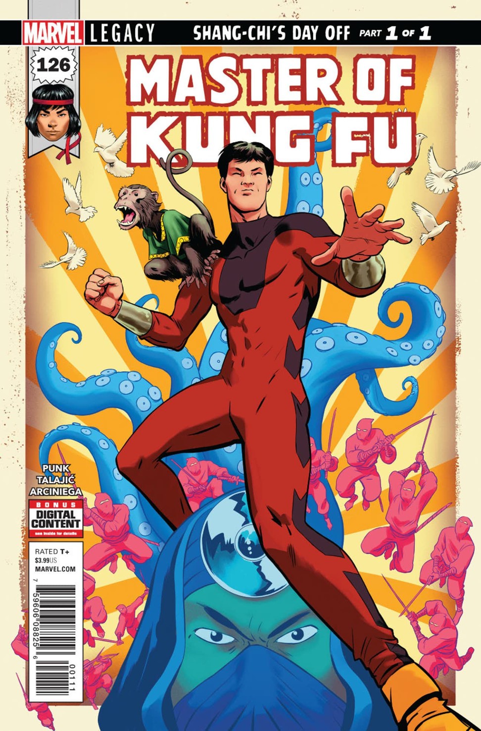 Marvel comic featuring Shang-Chi, Master of Kung Fu, whose origin story has caused online fury in China. Photo: Handout
