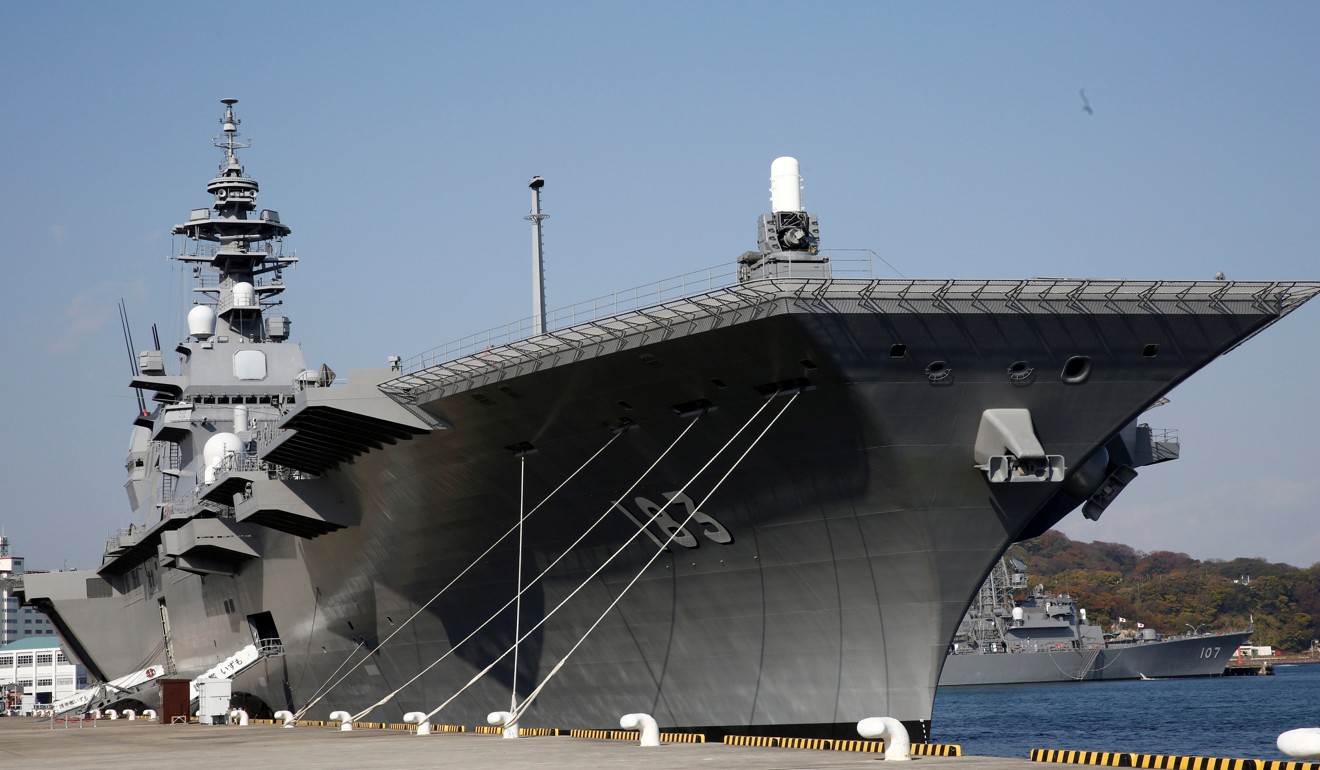 Helicopter carrier Izumo. Photo: Reuters