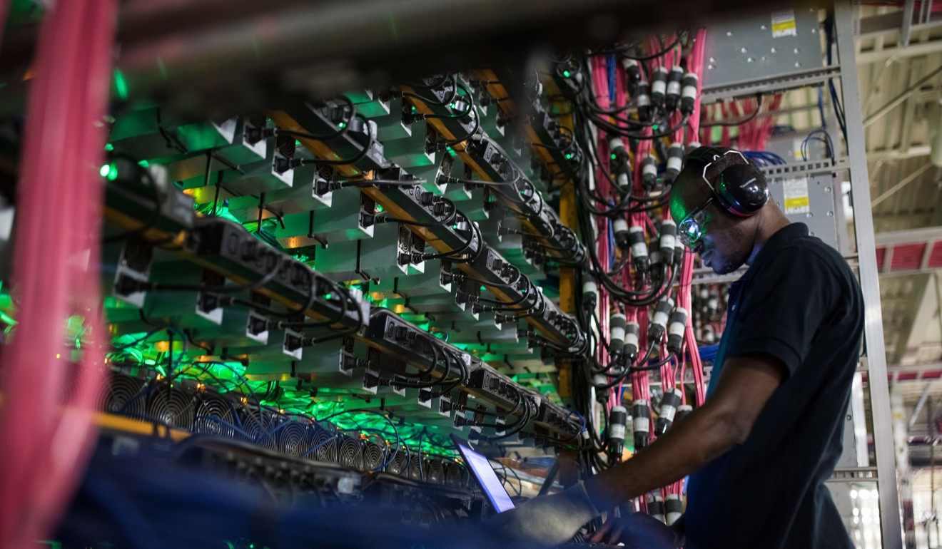 Huge amounts of computing power are needed to ‘mine’ cryptocurrency. Photo: Bloomberg