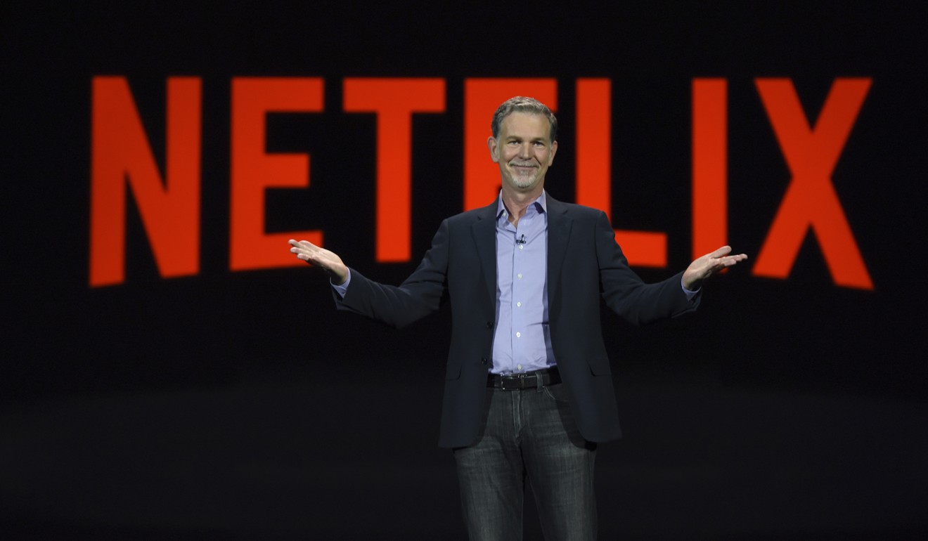 Netflix paid CEO Reed Hastings US$24 million in 2017. Photo: AFP