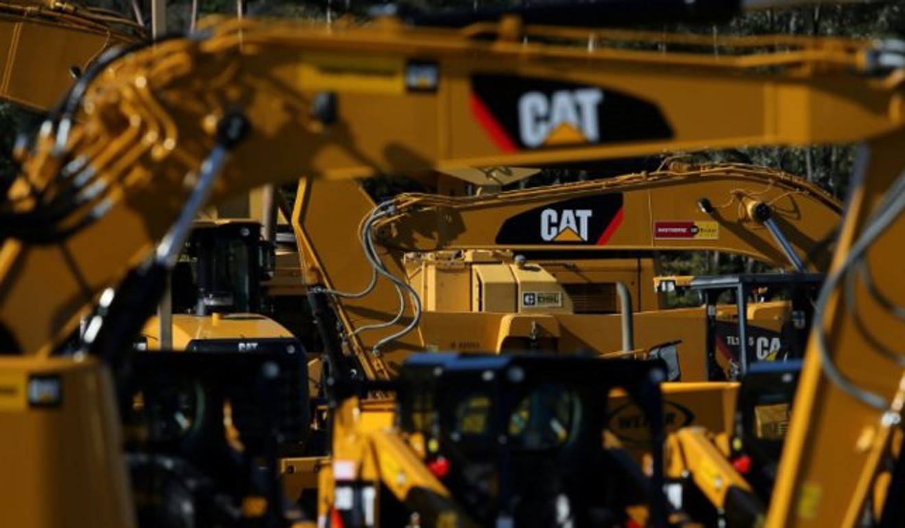 Caterpillar paid its CEO US$14 million in 2017. Photo: Reuters