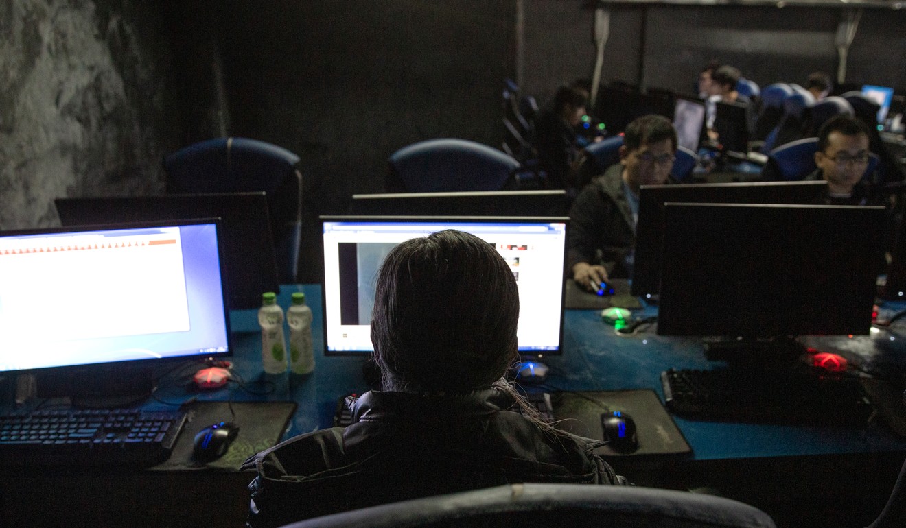 Cybercafes also face the problem of rising rents, but some welcome street sleepers who pay for their stay and do not disturb other customers. Photo: Winson Wong