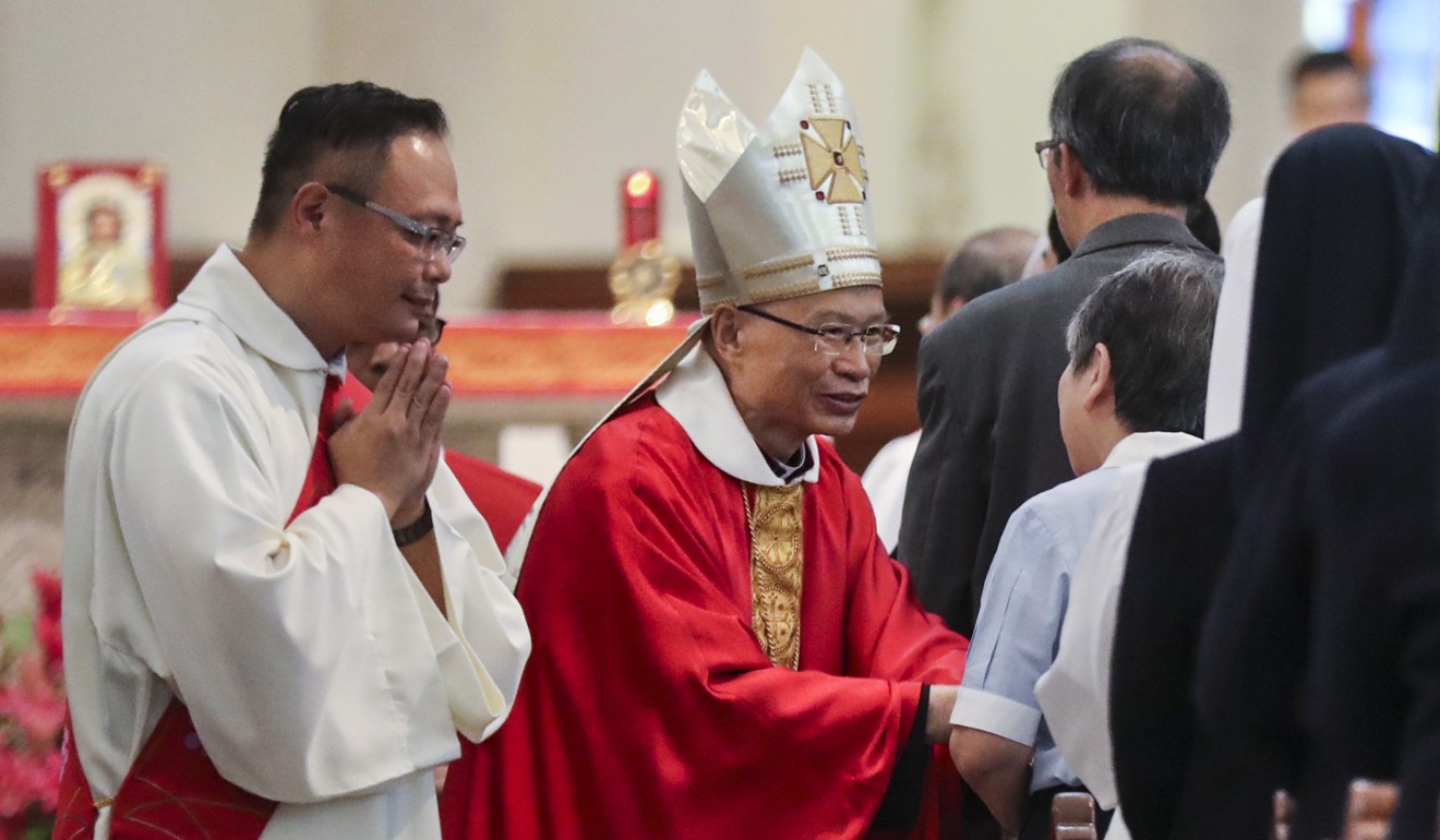 A Eucharistic celebration marked the start of Yeung’s tenure as bishop of Hong Kong at the Cathedral of the Immaculate Conception in Mid-Levels in August 2017. Photo: Edward Wong
