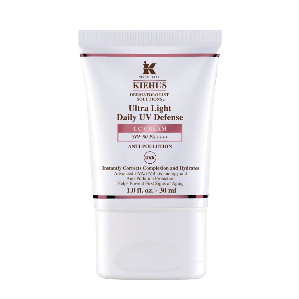 Kiehl’s Utra Light Daily UV Defense CC Cream SPF50 PA++++ (30ml).