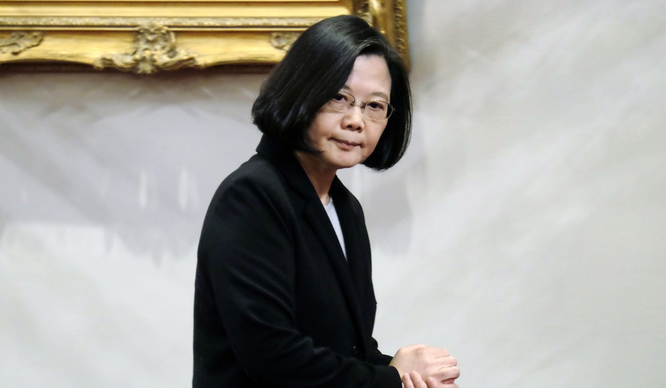 Taiwan's President Tsai Ing-wen called President Xi’s remarks ‘totally unacceptable’. Photo: AFP