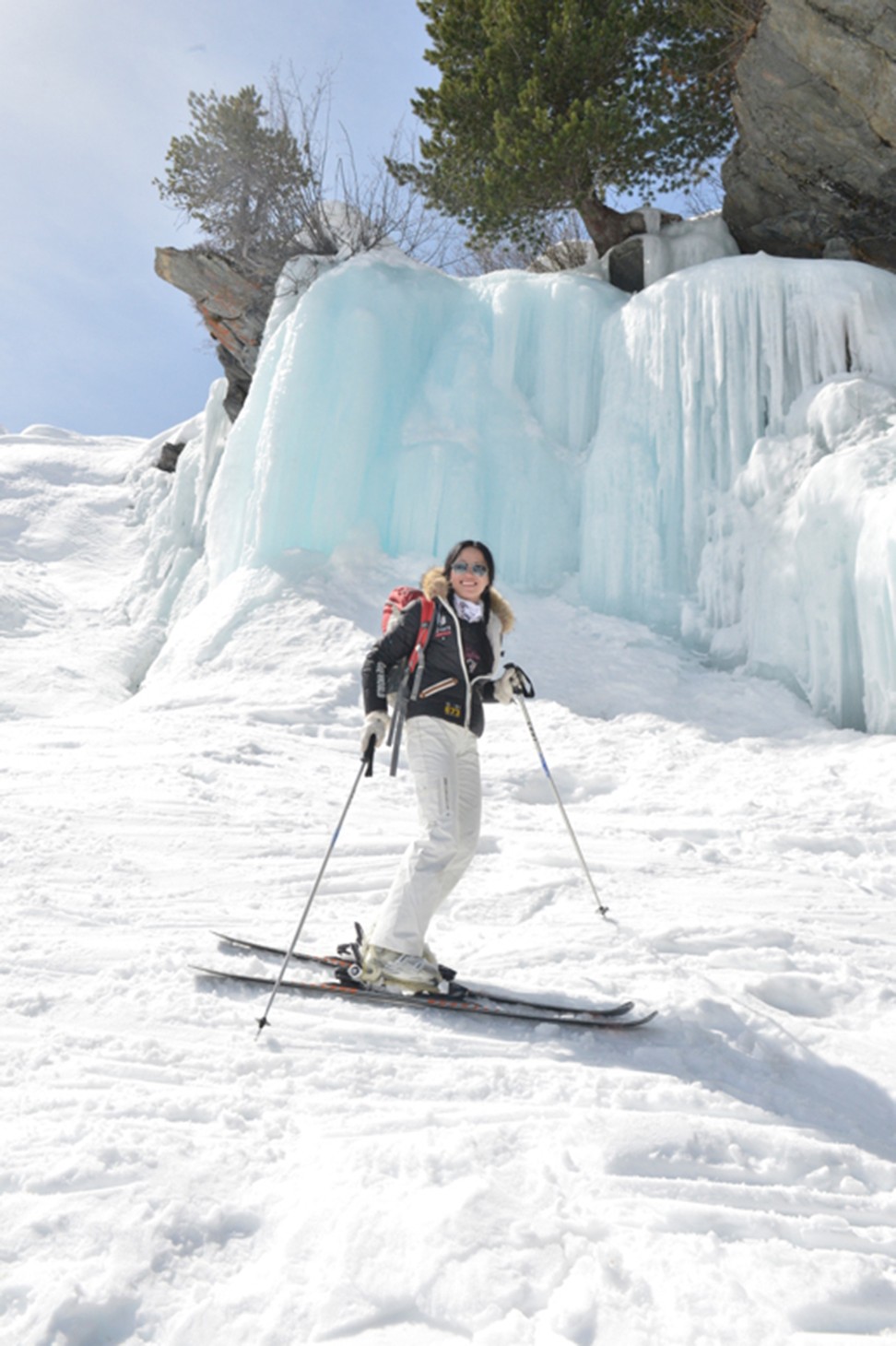 Hsueh learned skiing, rock climbing and paragliding to overcome her fear of heights. Photo: Courtesy of Shaolan Hsueh