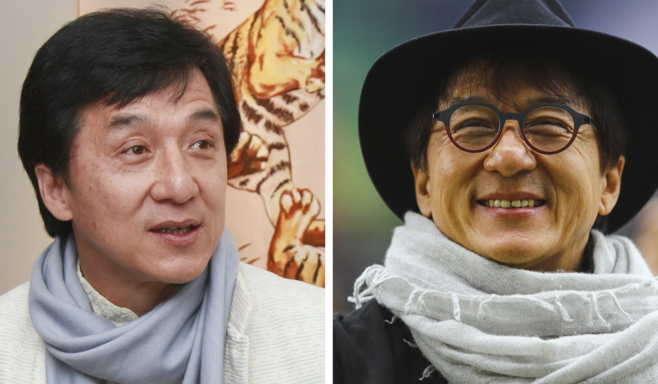 Jackie Chan in 2008 (left) and 2018. Photos: SCMP/Alamy