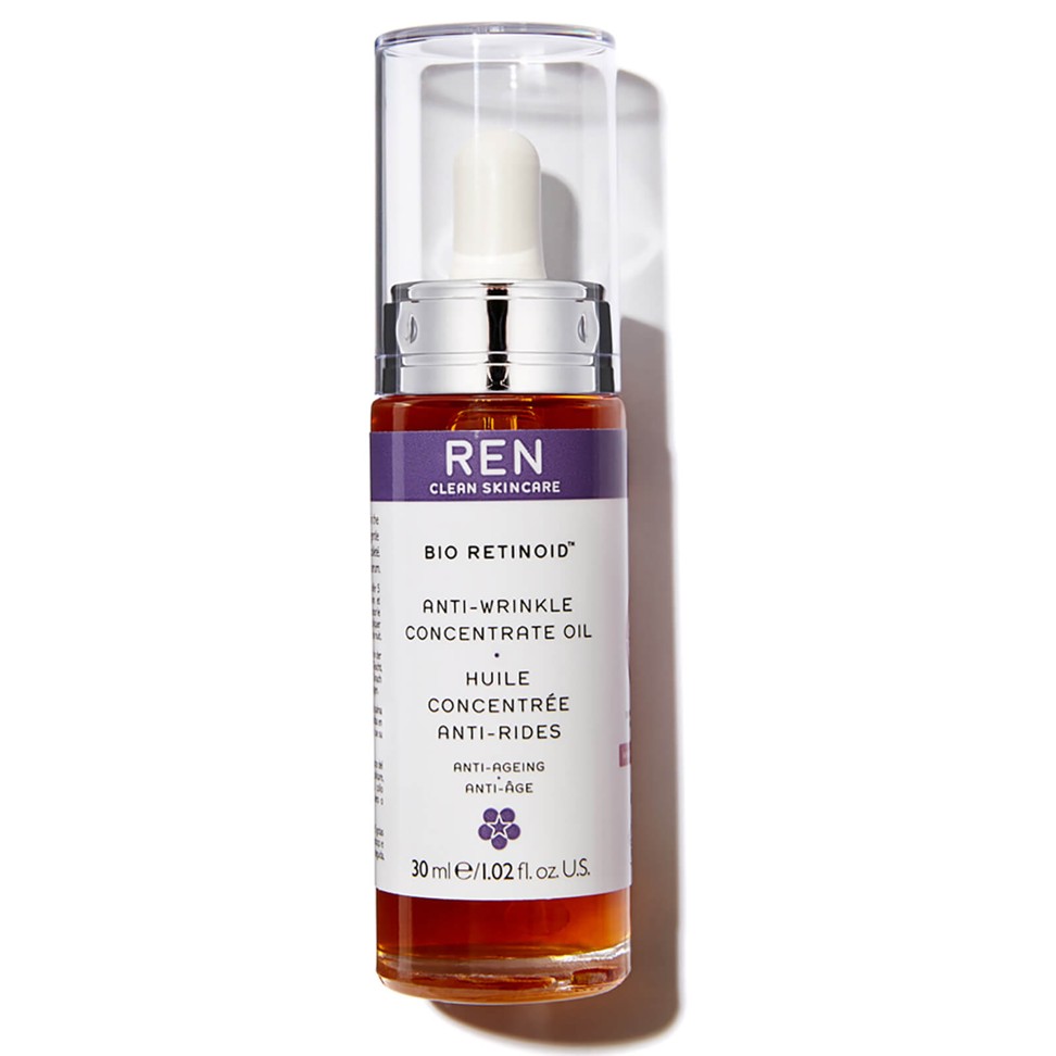 REN’s Bio Retinoid Anti-Wrinkle Concentrate Oil is an oil with anti-ageing properties.