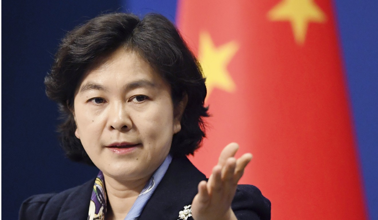 Chinese Foreign Ministry spokeswoman Hua Chunying. Photo: Kyodo