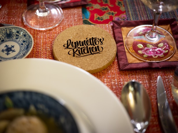 A table setting at Lynnette’s Kitchen. Photo: Caleb Ming