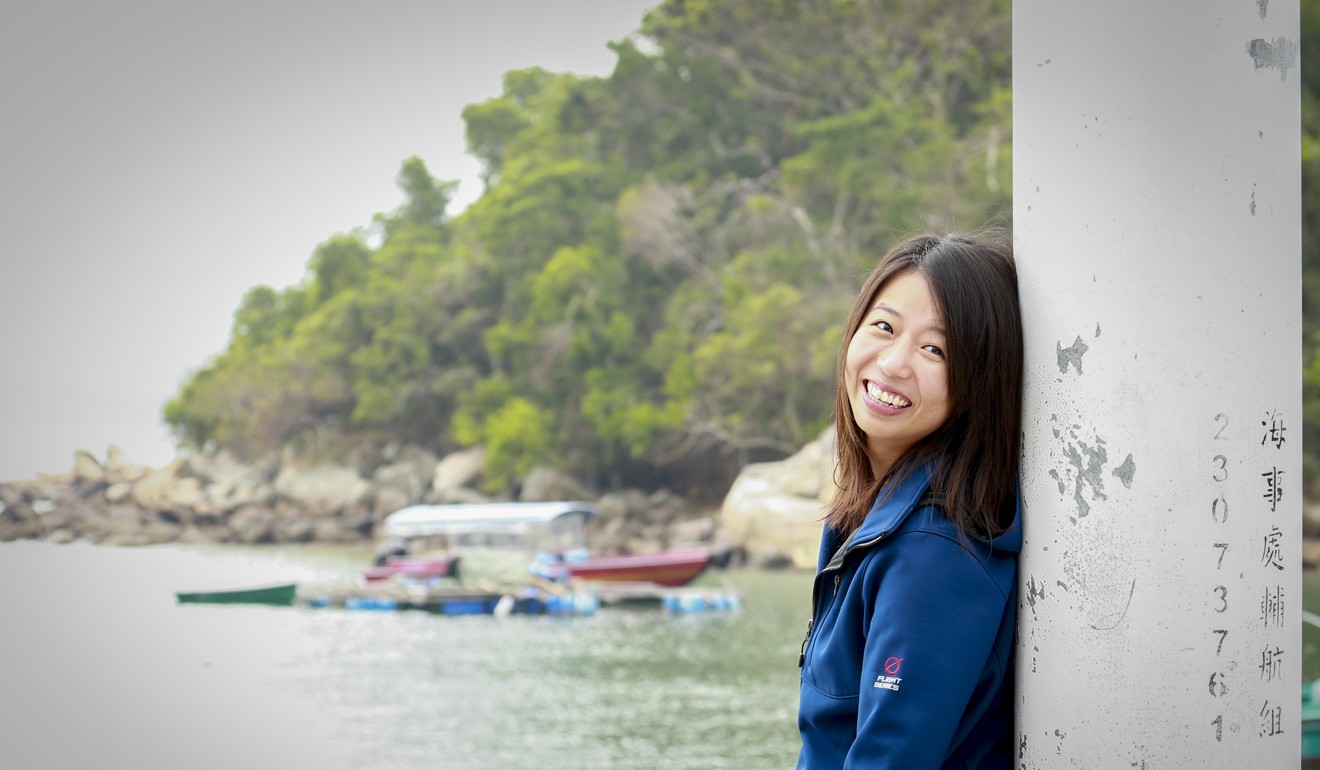 Vriko Yu in Tap Mun, Sai Kung. Picture: James Wendlinger