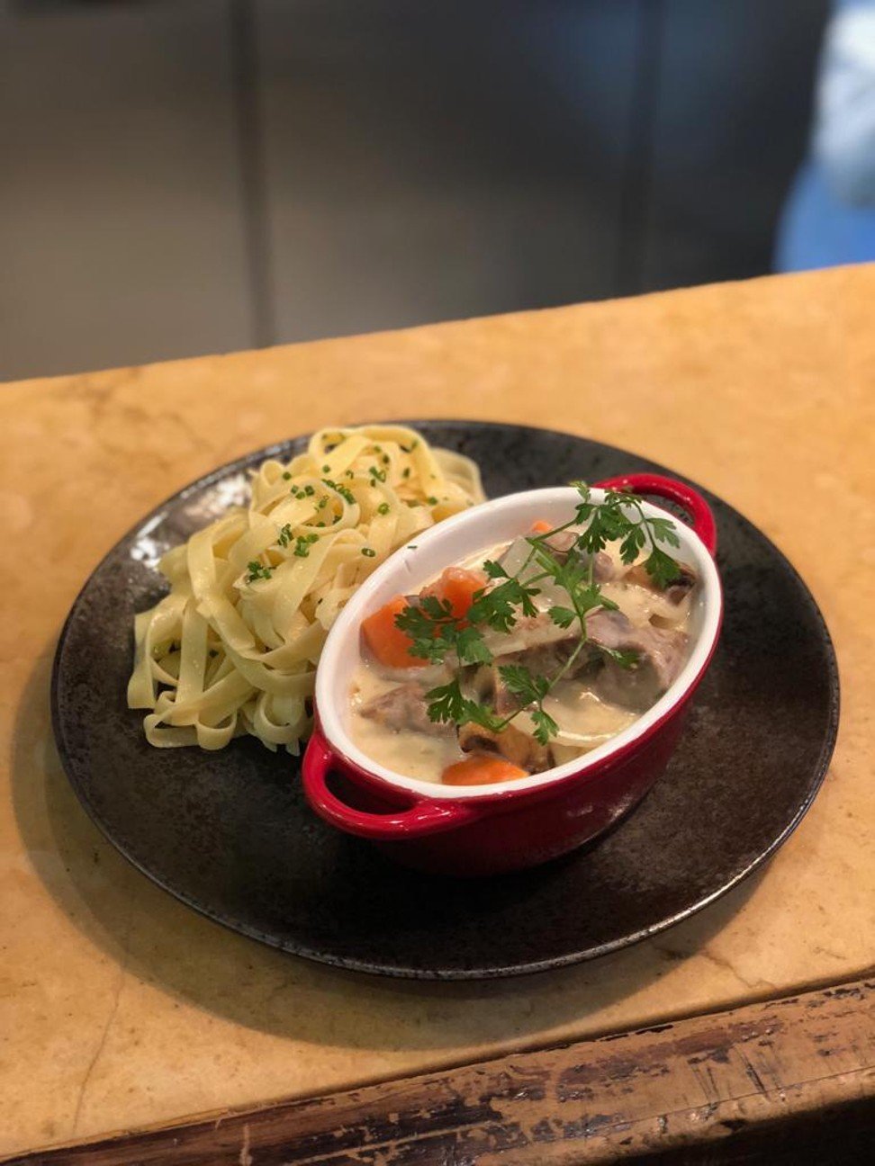 Veal blanquette at Pastis