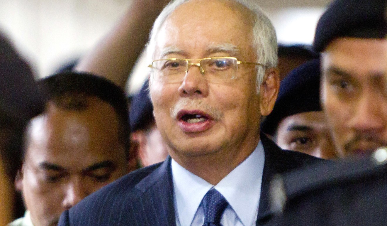 Former Malaysian PM Najib Razak has challenged Mahathir Mohamad to make public the terms of the ECRL contract with CCCC, which he characterises as favourable. Photo: AP