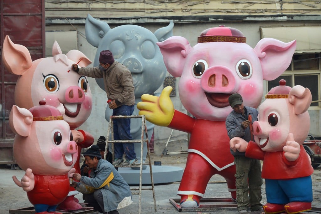Reporting the Lunar New Year in the Year of the Pig