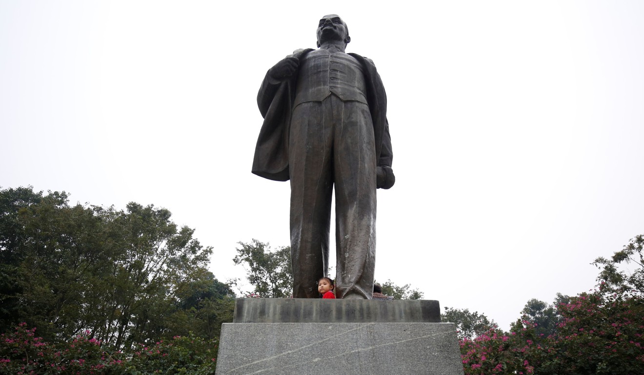 The statue of Russian revolutionary Vladimir Lenin in a park in Hanoi. Photo: Reuters