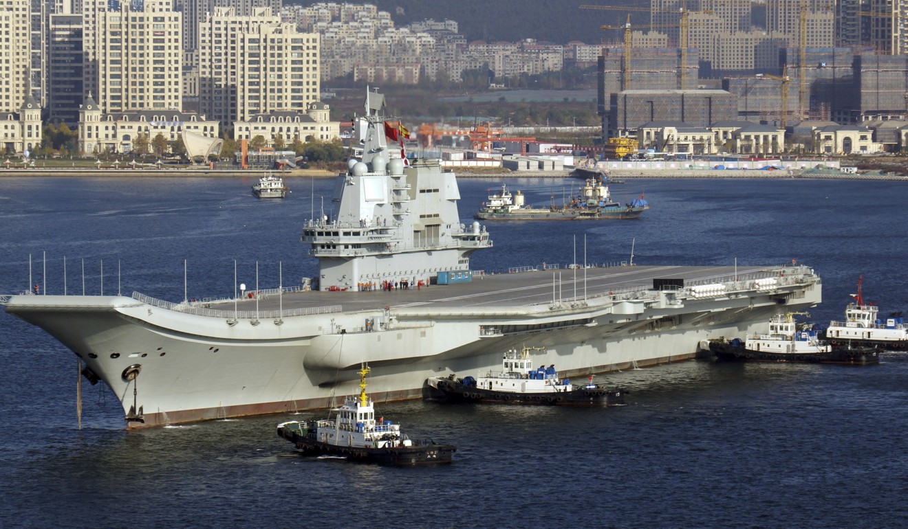 China’s first home-built aircraft carrier, the Type 001A, has completed a series of sea trials and could be in service by the spring. Photo Imaginechina