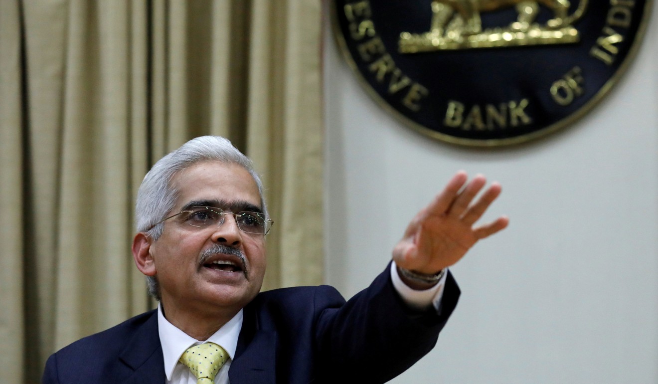 Shaktikanta Das, governor of the Reserve Bank of India, announced a surprise 25-basis-point cut to the country’s interest rate last week. Photo: Reuters