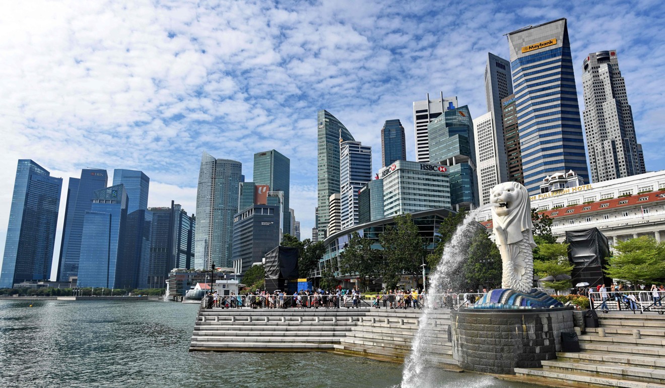 Data from Singapore’s trade ministry released last week showed that the economy grew by 1.9 per cent year-on-year in the fourth quarter, down from the 2.4 per cent in the previous three months. Photo: AFP