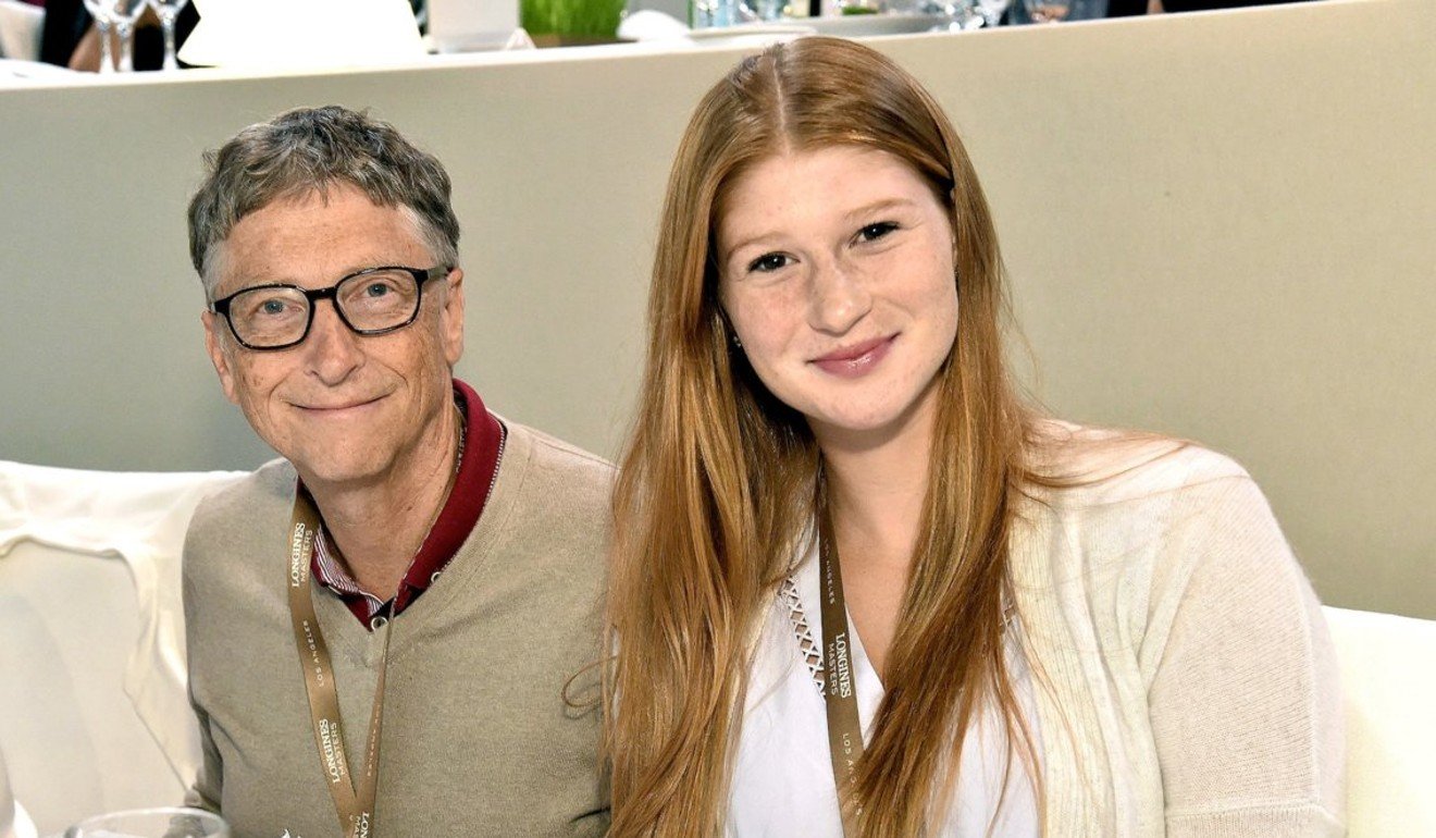 Bill Gates with his daughter, Jennifer. Photo: Shutterstock