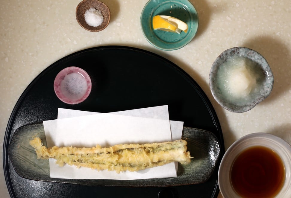 Great, crunchy tempura at friendly Tempura Satoi in Tai Hang South