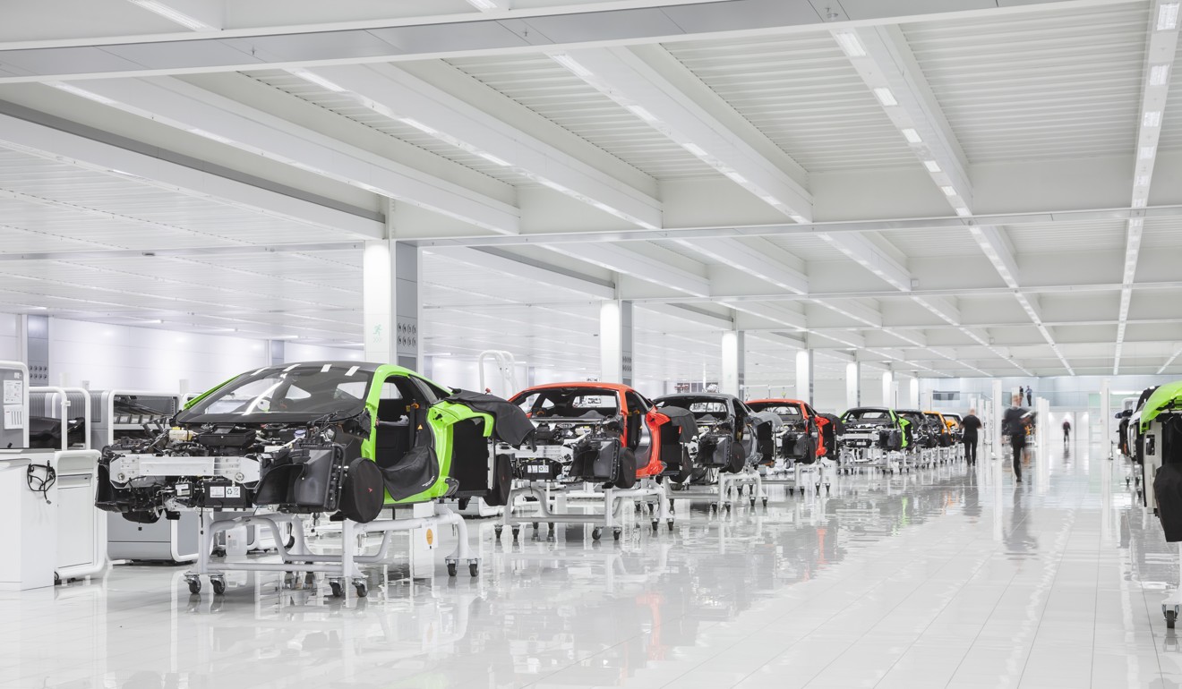 McLaren production centre in Woking, UK. Photo: Handout