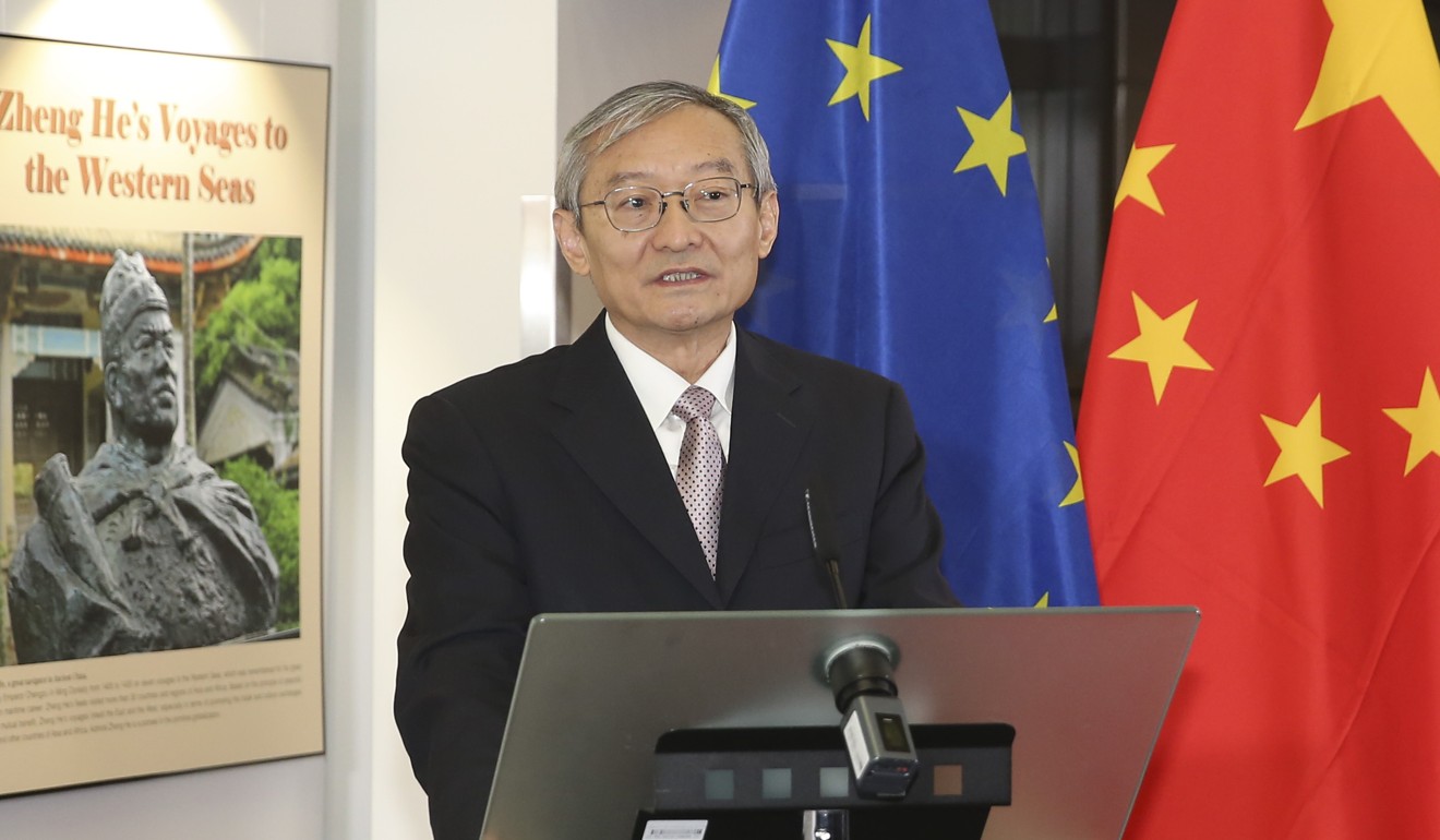 Zhang Ming, China’s ambassador to the EU, has insisted that European divisions will not be in China’s interests. Photo: Xinhua
