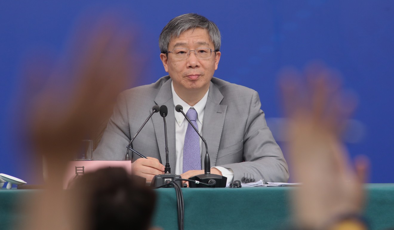 Central bank governor Yi Gang said China’s efforts to maintain exchange rate stability were “very clear to the whole world”. Photo: Simon Song