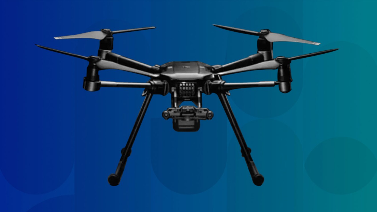 The professional-level Matrice 210 will be one of the models sold by DJI and Axon. (Picture: DJI).