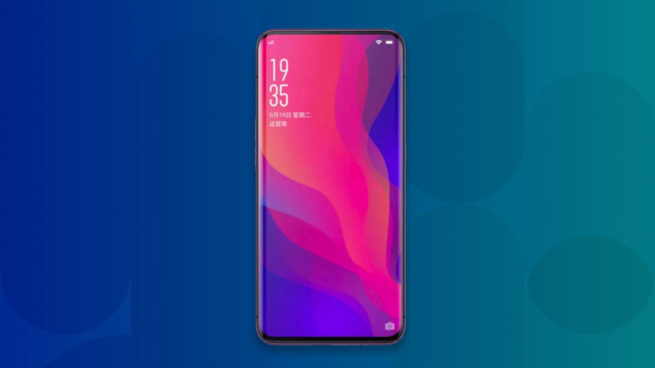 The Find X has a camera tray that slides up when you open the camera app. (Picture: Oppo)