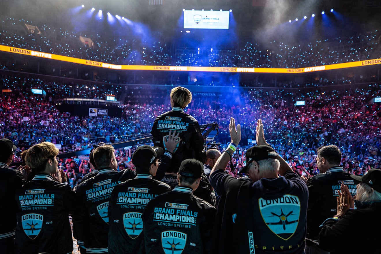 London Spitfire’s keeping their winning roster, but parting ways with coach changgon, who helped lead them to the Grand Finals victory. (Picture: Robert Paul/Blizzard Entertainment)