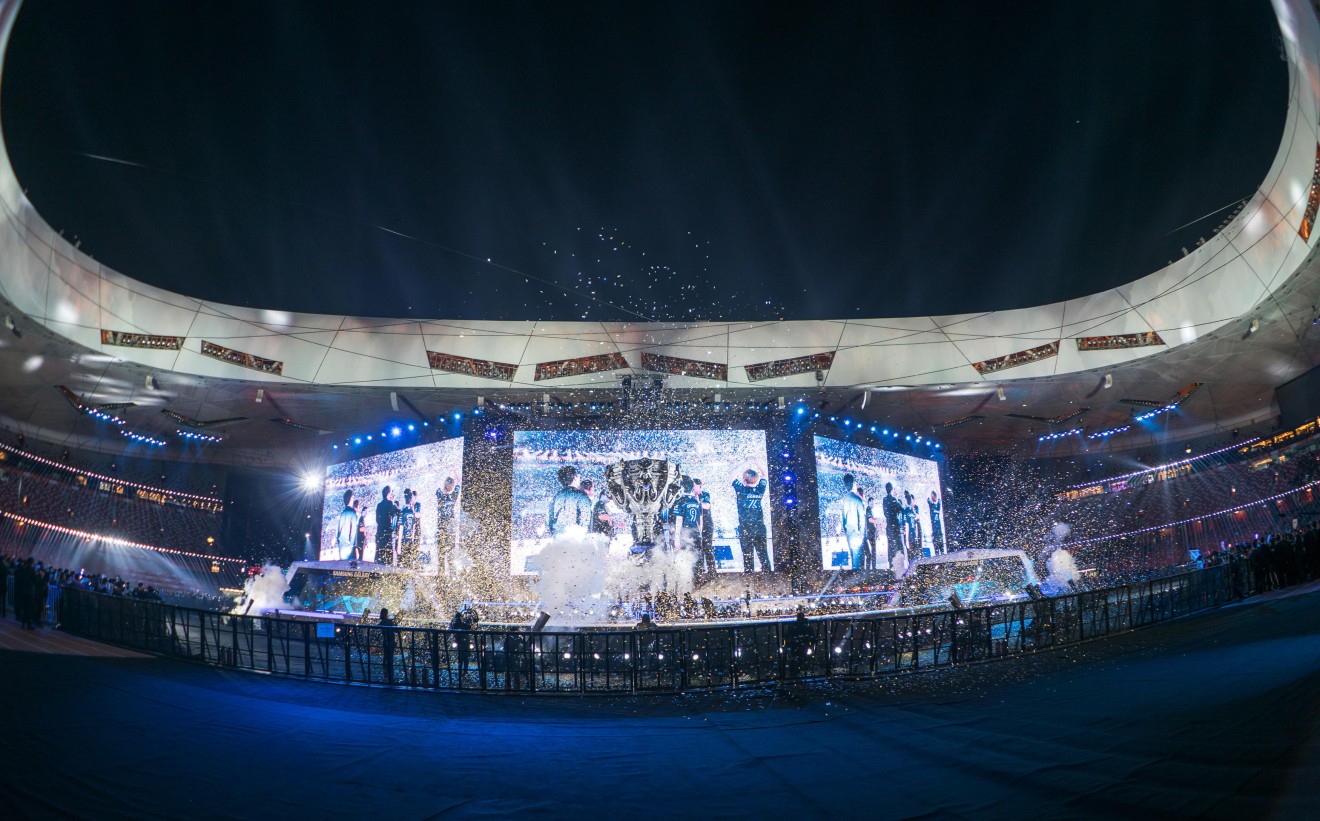 The League of Legends World Championship in 2017 was held in the same Beijing stadium that hosted the Olympic Games. (Picture: AFP)