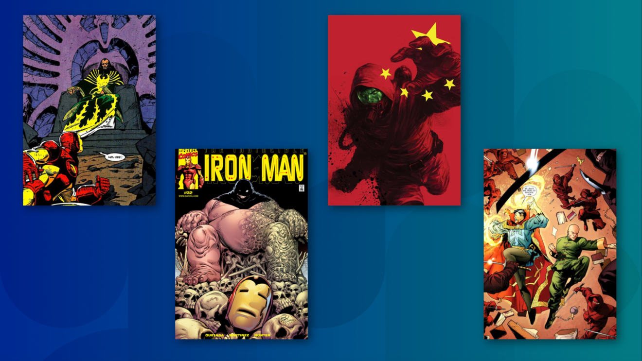 The Mandarin and Wong Chu are major villains in the Iron Man series whereas the Radioactive Man is a foe of Thor. And you probably know Wong from the films. (Picture: Marvel)