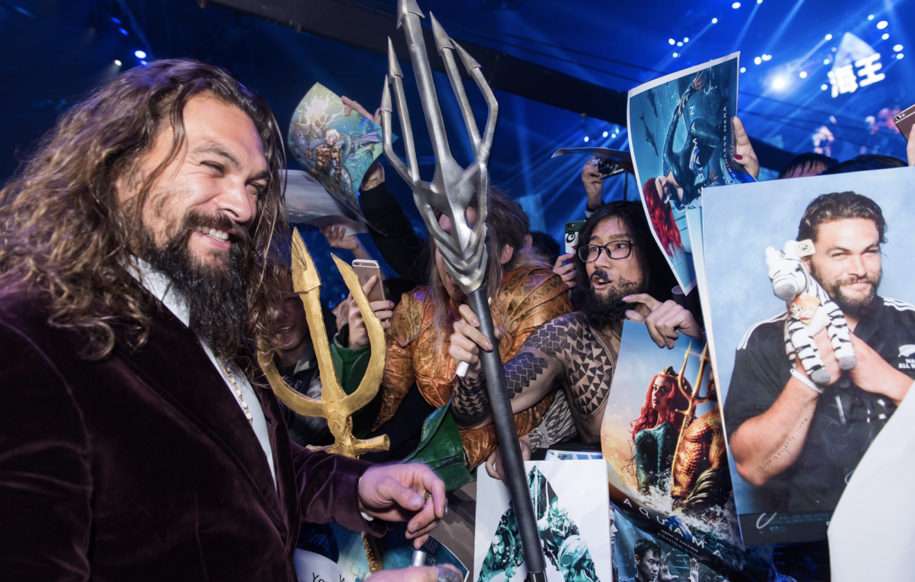 Aquaman is one of the few cases where an American movie opened first in China. (Picture: Warner Bros.)