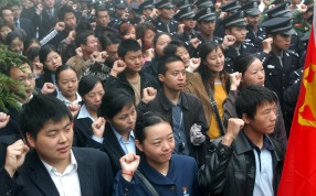 The Communist Youth League of China says it has not opened any Twitter accounts. Photo: AP